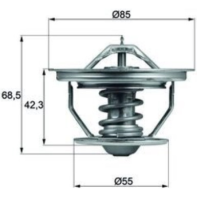 TX 57 71 Thermostat, Kühlmittel BEHR