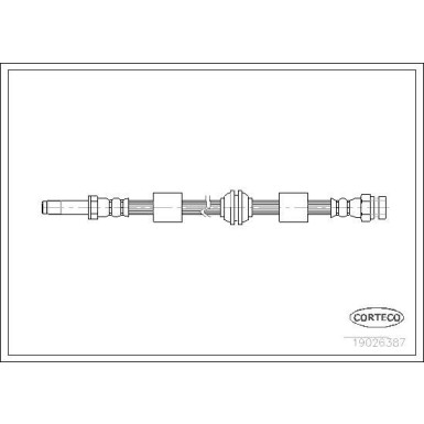 Corteco | Bremsschlauch | 19026387
