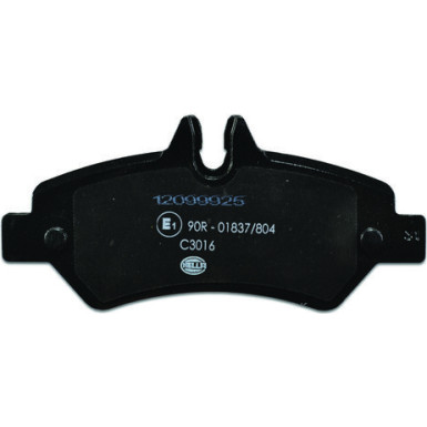 Hella Pagid | Bremsbelagsatz, Scheibenbremse | 8DB 355 005-351