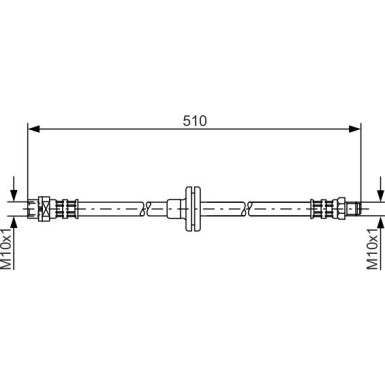 BOSCH | Bremsschlauch | 1 987 476 056