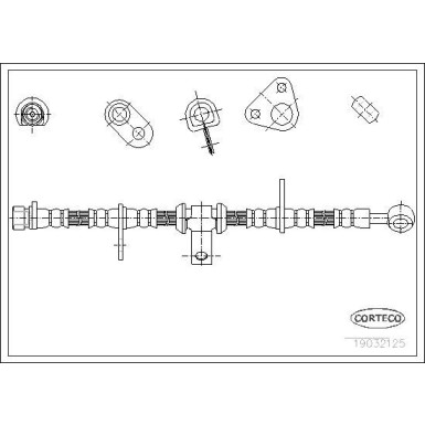 19032125 Bremsschlauch