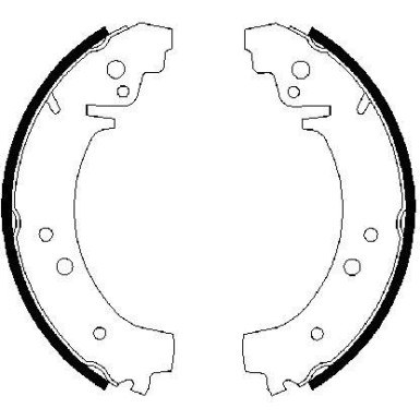 0 986 487 217 Bremsbackensatz