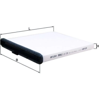 LA 1139 Filter, Innenraumluft