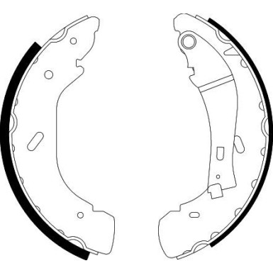 8DB 355 001-961 Bremsbackensatz