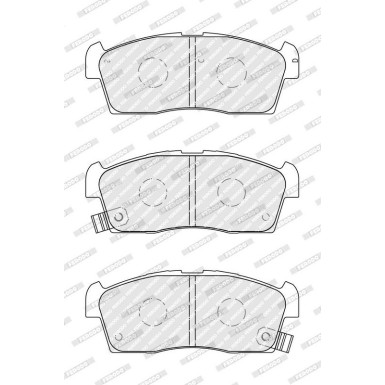 FDB1812 Bremsbelagsatz, Scheibenbremse PREMIER ECO FRICTION