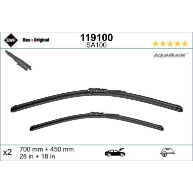 119100 Wischblatt DAS ORIGINAL AQUABLADE