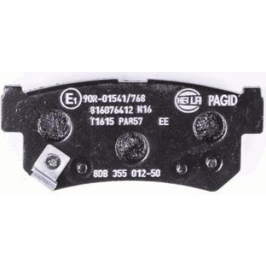Hella Pagid | Bremsbelagsatz, Scheibenbremse | 8DB 355 012-501