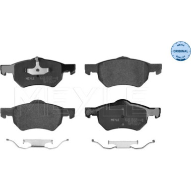 Meyle Bremsbelagsatz, Scheibenbremse MEYLE-ORIGINAL: True to OE 025 238 0718