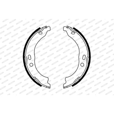 Ferodo Bremsbackensatz, Feststellbremse PREMIER FSB696