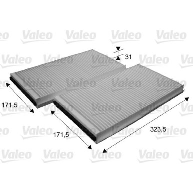 Valeo | Filter, Innenraumluft | 698863