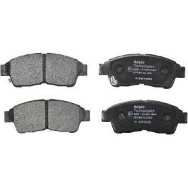 Delphi Bremsbelagsatz, Scheibenbremse LP789