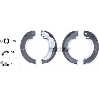 91074300 Bremsbackensatz, Feststellbremse 91074300 Bremsbackensatz, Feststellbremse