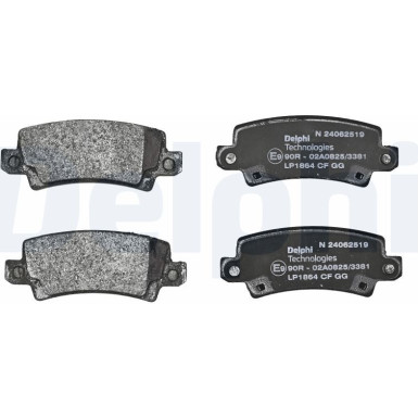 LP1864 Bremsbelagsatz, Scheibenbremse