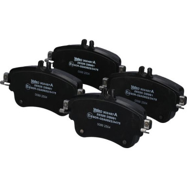 Valeo Bremsbelagsatz, Scheibenbremse EXPERT 302487A