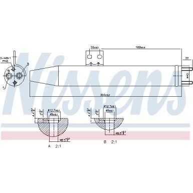 Nissens | Trockner, Klimaanlage | 95484