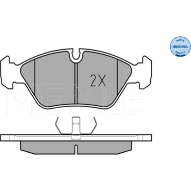 025 206 2919 Bremsbelagsatz, Scheibenbremse MEYLE-ORIGINAL: True to OE.