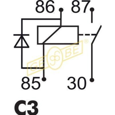 9 9420 1 Relais, Arbeitsstrom