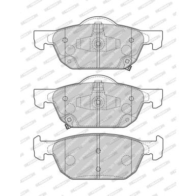 Ferodo Bremsbelagsatz, Scheibenbremse PREMIER ECO FRICTION FDB4868