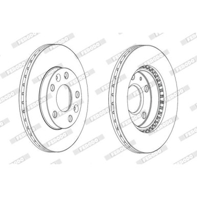 Ferodo | Bremsscheibe | DDF2078C Ferodo | Bremsscheibe | DDF2078C