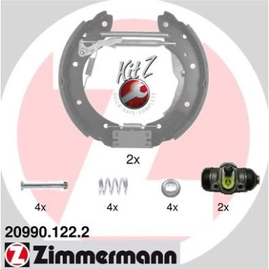Zimmermann Bremsbackensatz KIT Z 20990.122.2