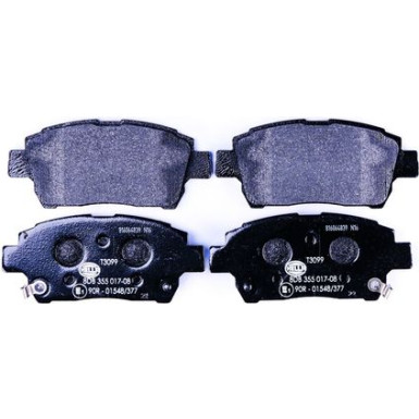 8DB 355 017-081 Bremsbelagsatz, Scheibenbremse