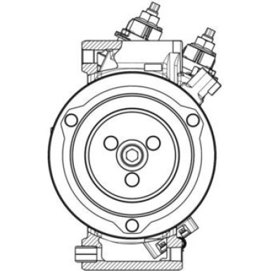 Mahle | Kompressor, Klimaanlage | ACP 654 000P