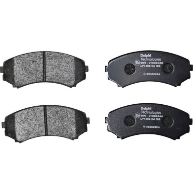 Delphi | Bremsbelagsatz, Scheibenbremse | LP1462 Delphi | Bremsbelagsatz, Scheibenbremse | LP1462