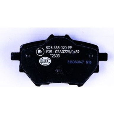Hella | Bremsbelagsatz, Scheibenbremse | 8DB 355 020-991