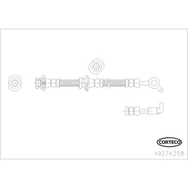 Corteco | Bremsschlauch | 49374258