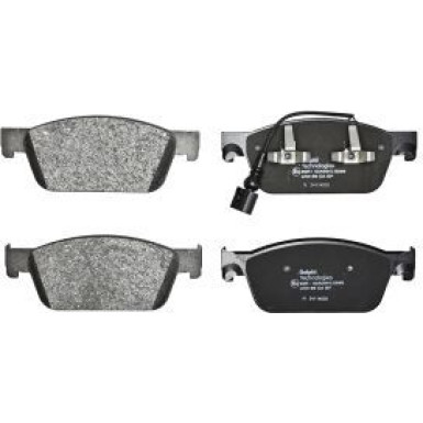 Delphi Bremsbelagsatz, Scheibenbremse LP2199 Delphi Bremsbelagsatz, Scheibenbremse LP2199