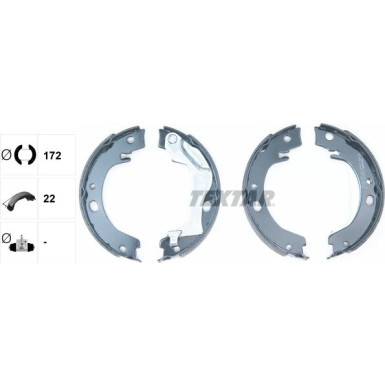 91066500 Bremsbackensatz, Feststellbremse