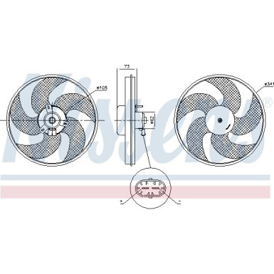 85672 Lüfter, Motorkühlung
