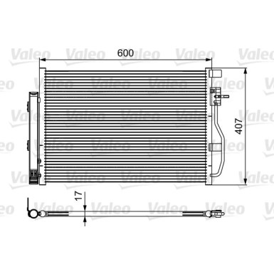 Valeo | Kondensator, Klimaanlage | 814478