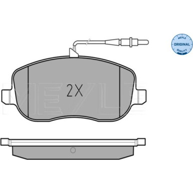 Meyle Bremsbelagsatz, Scheibenbremse MEYLE-ORIGINAL: True to OE 025 202 6119/W