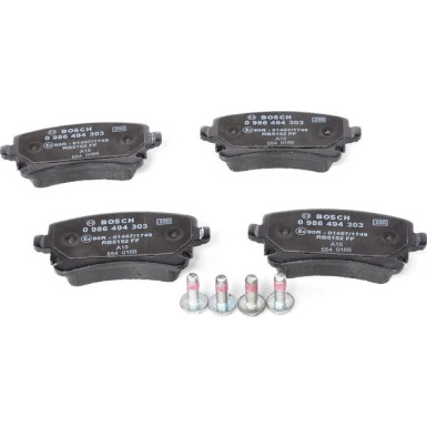 0 986 494 303 Bremsbelagsatz, Scheibenbremse