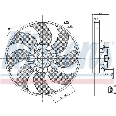 85779 Lüfter, Motorkühlung
