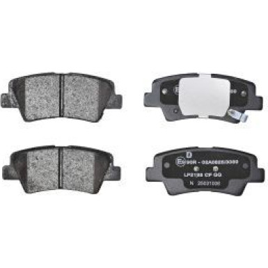 Delphi Bremsbelagsatz, Scheibenbremse LP2195
