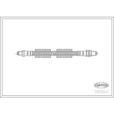 Corteco | Bremsschlauch | 19030287