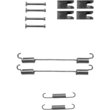Hella | Zubehörsatz, Bremsbacken | 8DZ 355 200-831