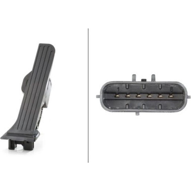 Hella | Sensor, Fahrpedalstellung | 6PV 008 890-711