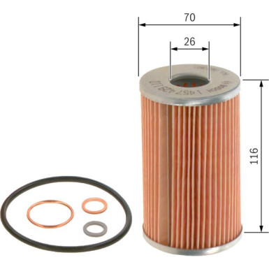 BOSCH 1 457 429 113 Ölfilter BOSCH 1 457 429 113 Ölfilter