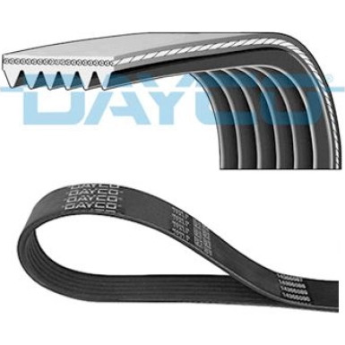Dayco | Keilrippenriemen | 6PK745