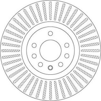 Bremsscheibe TRW SINGLE DF6677S