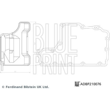 Blue Print | Hydraulikfiltersatz, Automatikgetriebe | ADBP210076 Blue Print | Hydraulikfiltersatz, Automatikgetriebe | ADBP210076