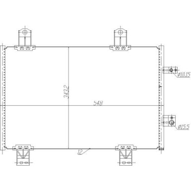 350480 Kondensator, Klimaanlage EASY FIT
