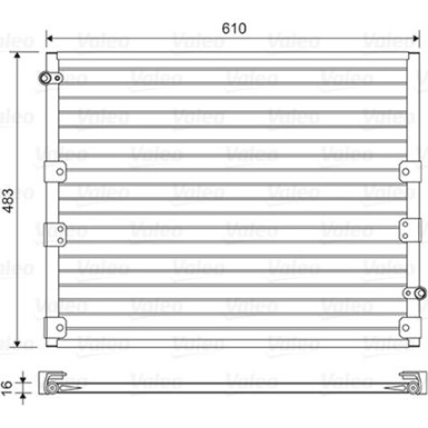814176 Kondensator, Klimaanlage 814176 Kondensator, Klimaanlage