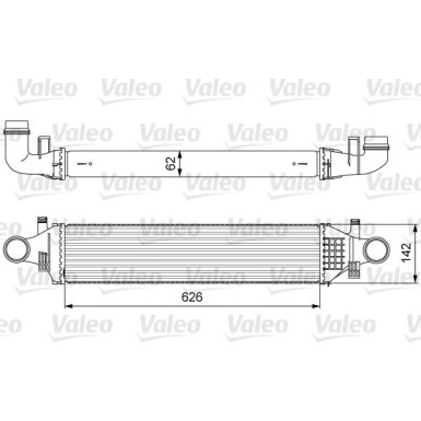 Valeo | Ladeluftkühler | 818623