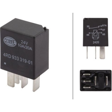 4RD 933 319-011 Relais, Arbeitsstrom