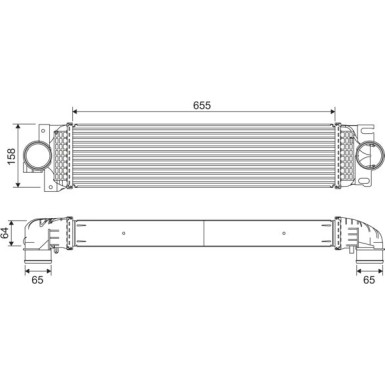 Valeo | Ladeluftkühler | 818687