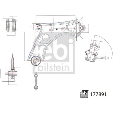 177891 Lenker, Radaufhängung